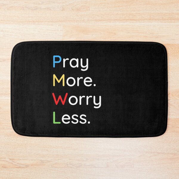Item preview, pray more. worry less. designed and sold by TThousand.