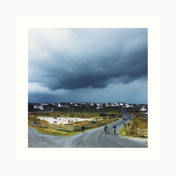 Storm Cloud over Inis Oirr Art Print