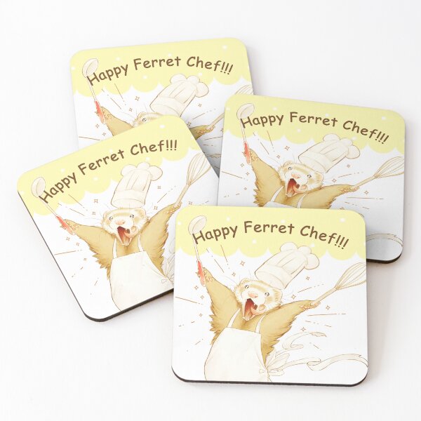 Item preview, Happy Ferret Chef!!! designed and sold by ICHIGODAWASHI.