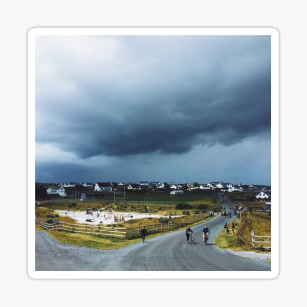 Storm Cloud over Inis Oirr Sticker