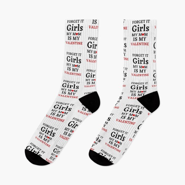 Artikelvorschau, Vergiss es Mädchen Meine Mutter ist mein Valentinsgruß, vergiss es Mädchen rotes Herz Geschenk entworfen und verkauft von trendyshopy.