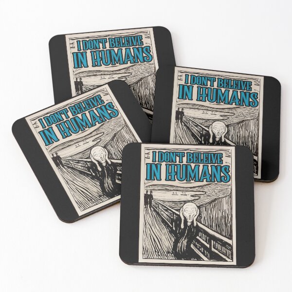 Item preview, I DONT BELEIVE IN HUMANS designed and sold by art-and-sticker.