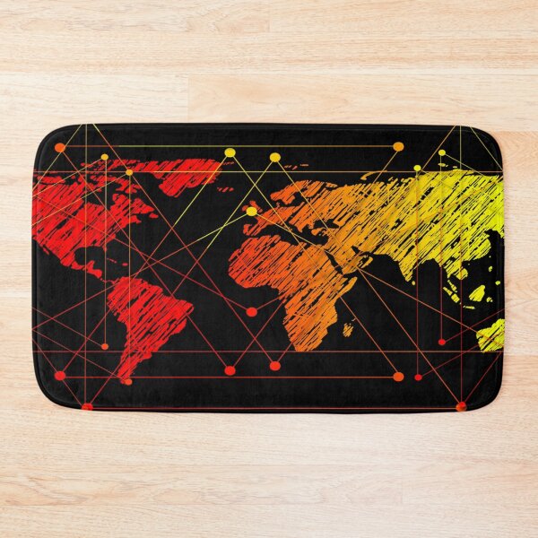Item preview, world map,world,travel around the world designed and sold by grickodd.