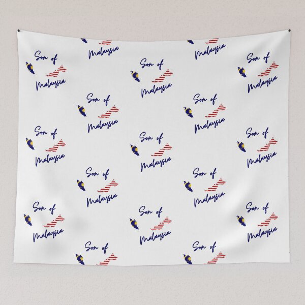 Item preview, Son of Malaysia Map Flag designed and sold by NovawayDirect.