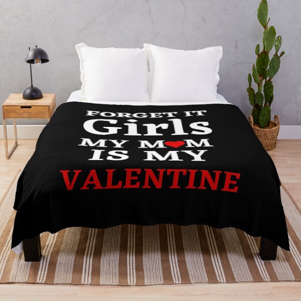 Artikelvorschau, Vergessen Sie es Mädchen, meine Mutter ist mein Valentinsgruß, vergessen Sie es, Mädchen, rotes Herz-Geschenk entworfen und verkauft von trendyshopy.