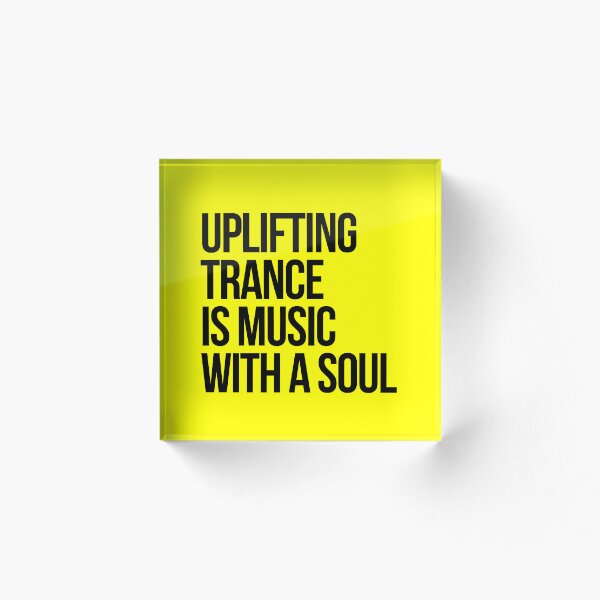 Item preview, Uplifting Trance is Music with a Soul ( Black / Neon) designed and sold by Africanism.