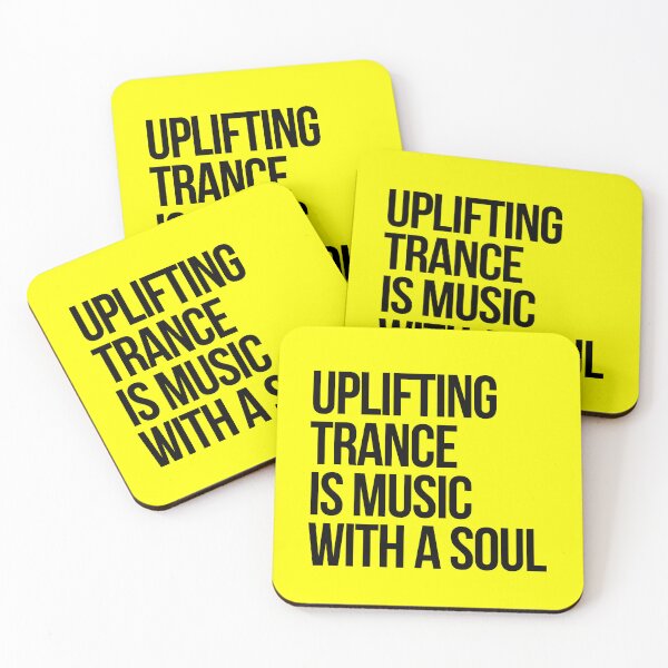 Item preview, Uplifting Trance is Music with a Soul ( Black / Neon) designed and sold by Africanism.