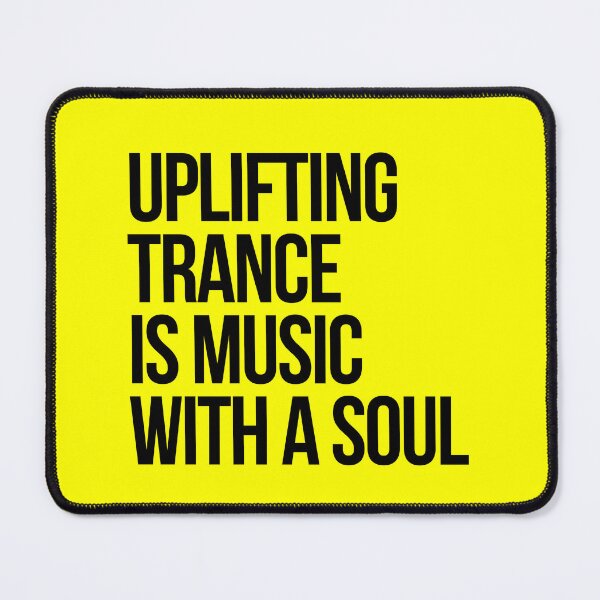 Item preview, Uplifting Trance is Music with a Soul ( Black / Neon) designed and sold by Africanism.