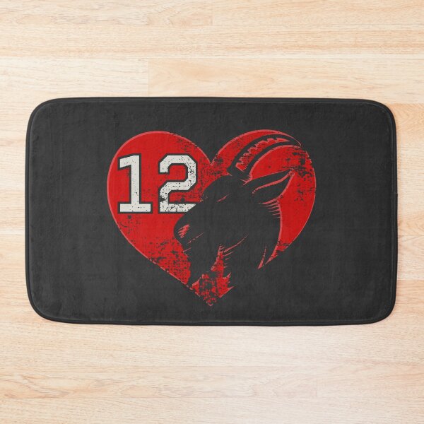 Item preview, I Love Goat 12, G.O.A.T. 12 Fan Funny Anti Valentine's Day Vintage Distressed Graphic  designed and sold by Ransyn Art.
