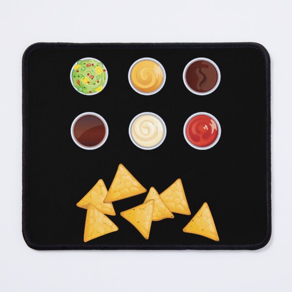 Item preview, Nacho chips and sauces in bowls Mexican Cinco de Mayo Fiesta designed and sold by Pexilus.