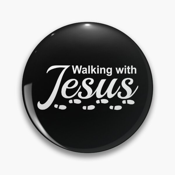Item preview, Walking with Jesus – christian motivation quotes designed and sold by GraphicDream.