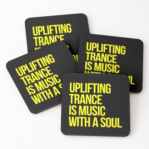 Item preview, Uplifting Trance is Music with a Soul ( Neon / Black) designed and sold by Africanism.