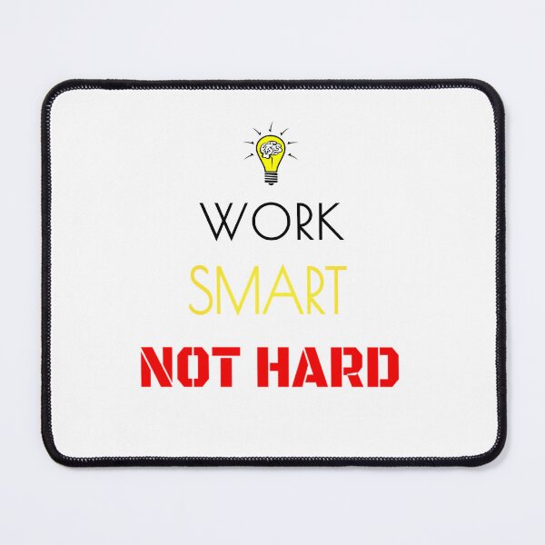 Item preview, Work smart not hard designed and sold by Captain  Shop.