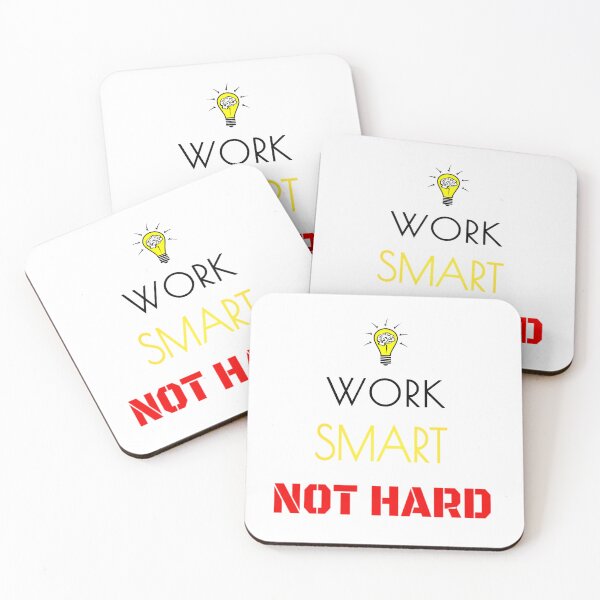Item preview, Work smart not hard designed and sold by Captain  Shop.