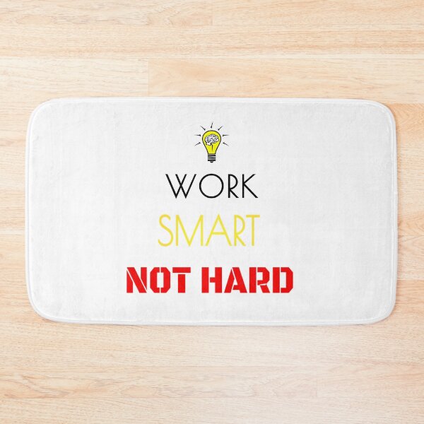 Item preview, Work smart not hard designed and sold by Captain  Shop.