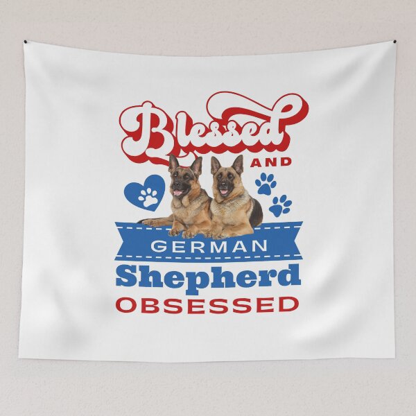 Item preview, Blessed And German Shepherd Obsessed designed and sold by momofdoggos.