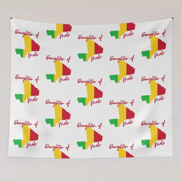 Item preview, Daughter of Mali Map Flag designed and sold by NovawayDirect.