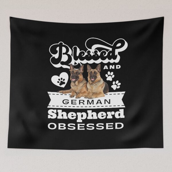 Item preview, Blessed And German Shepherd Obsessed designed and sold by momofdoggos.