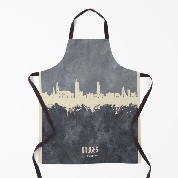 Item preview, Bruges Belgium Skyline designed and sold by ArtPrints.
