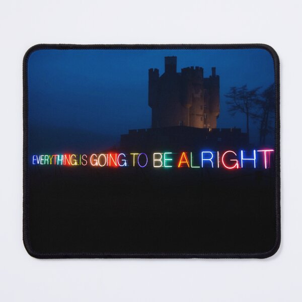Item preview, Everything Is Going To Be Alright Neon Castle Close Up designed and sold by Aaron Watkins.