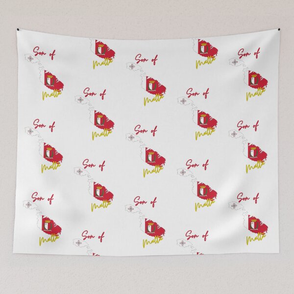 Item preview, Son of Malta Map Flag designed and sold by NovawayDirect.
