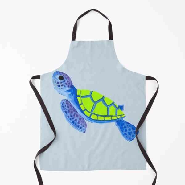Item preview, Blue and Green Sea Turtle designed and sold by hunkyfrog.