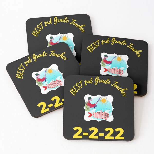 Item preview, Best 2nd Grade Teacher 2-2-22 Knowledge  designed and sold by Reubens-Art.