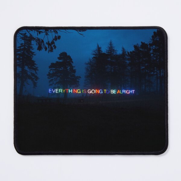 Item preview, Everything Is Going To Be Alright Neon Sign Portrait designed and sold by Aaron Watkins.