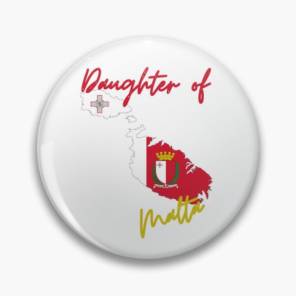 Item preview, Daughter of Malta Map Flag designed and sold by NovawayDirect.