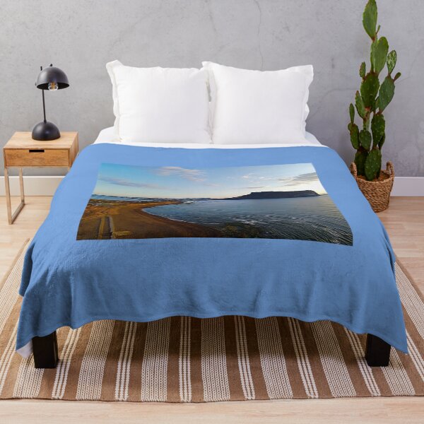 Item preview, A drone photograph of the beautiful morning view of Seongsan Ilchulbong Peak seen from Gwangchigi Beach in Jeju Island, South Korea. designed and sold by human8891.