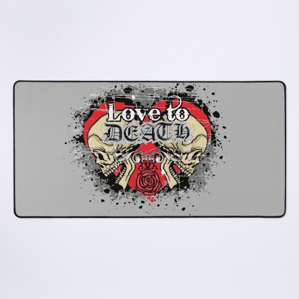 Item preview, valentine skull with heart, grunge vintage design designed and sold by amid999.