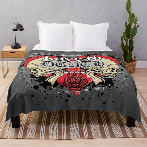 Item preview, valentine skull with heart, grunge vintage design designed and sold by amid999.