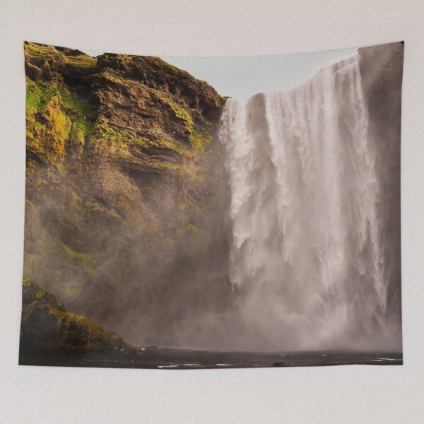 Item preview, Skogafoss at Sunrise designed and sold by Madeleine Deaton.