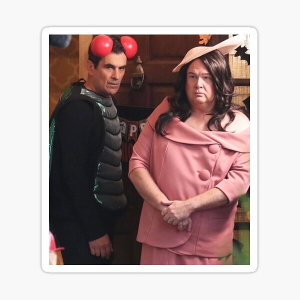 Phil and cam modern family Sticker