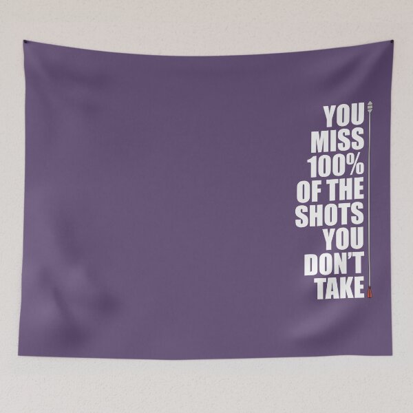 Item preview, You miss 100% of the shots you don’t take designed and sold by ByAshJade.