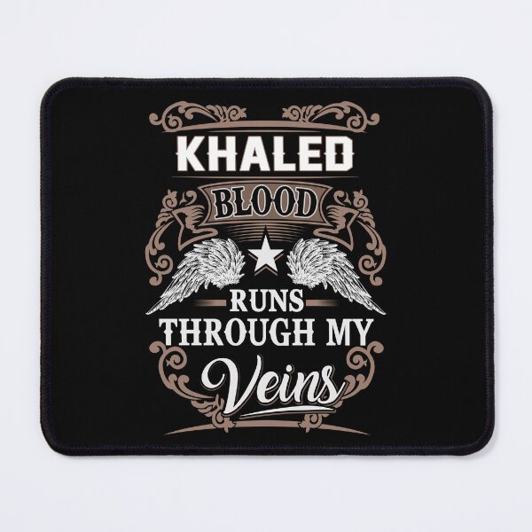 Item preview, Khaled Name T Shirt - Khaled Blood Runs Through My Veins  Gift Item Tee designed and sold by geniajmk13.