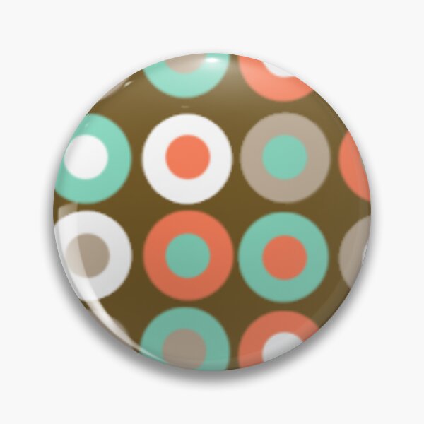 Item preview, Mid Century Modern Deco Bubbles Print Pattern Mod Design Gold Blue Green designed and sold by Shayna Westfall.