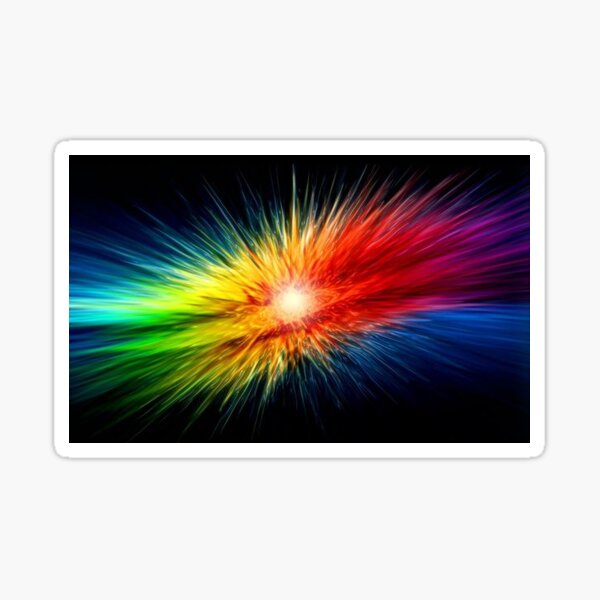 explosion d colors Sticker