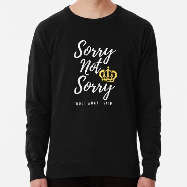 Best Seller - Sorry not sorry six the musical Essential T-Shirt for Sale  by PoppysMTPrints