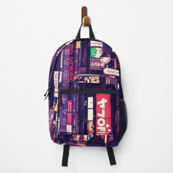 Item preview, Downtown Tokyo street, Japanese art. designed and sold by AimiAesthetic.