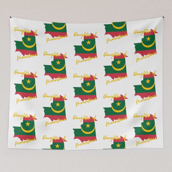 Item preview, Daughter of Mauritania Map Flag designed and sold by NovawayDirect.