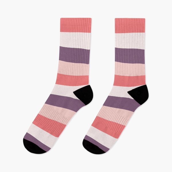 Item preview, Stripes retro pattern purple pink white pastel designed and sold by JuliaBeton.