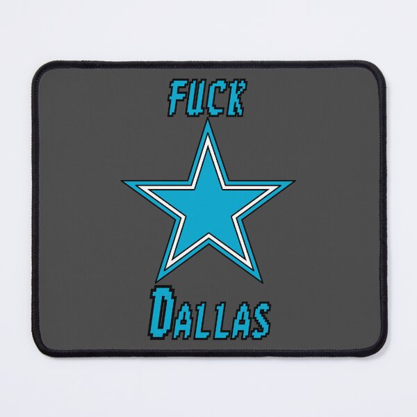 Item preview, Fuck Dallas 8 Bit Blue designed and sold by aventi24.