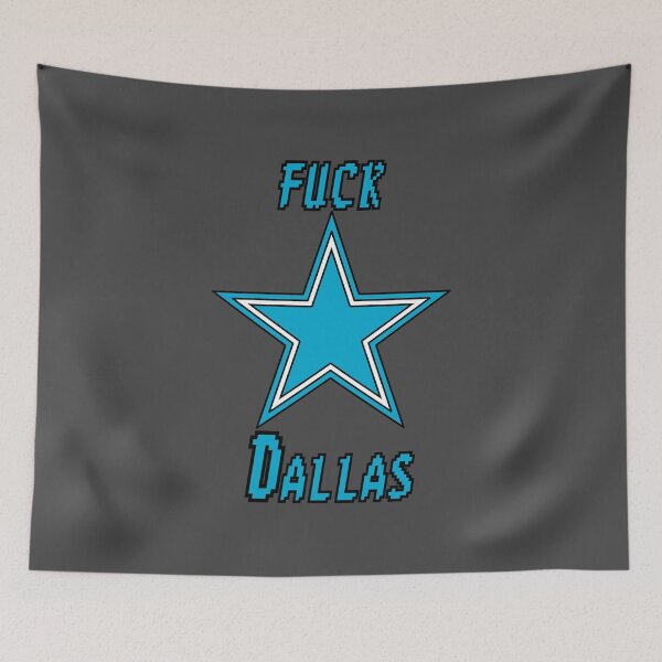 Item preview, Fuck Dallas 8 Bit Blue designed and sold by aventi24.