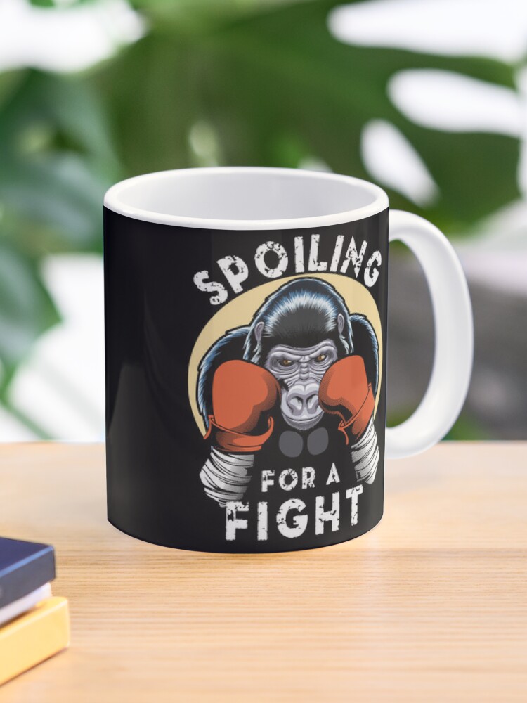 Spoiling For A Fight, Boxing Gorilla Poster for Sale by TMBTM