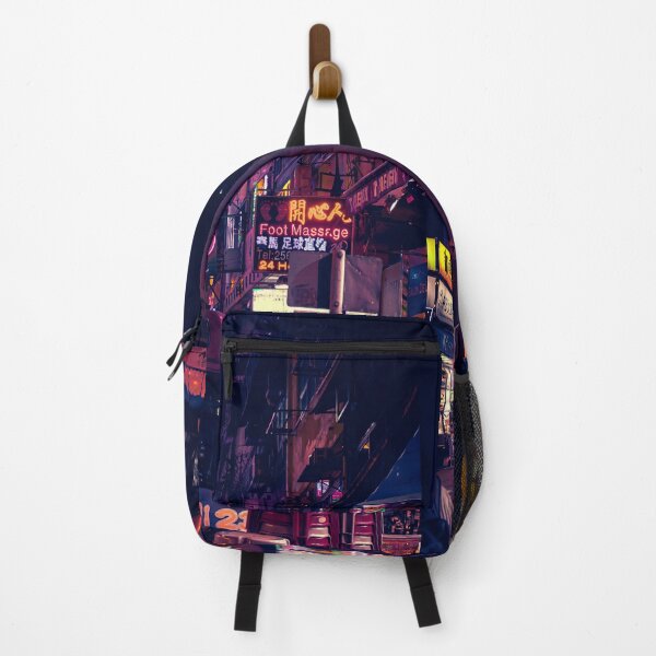 Item preview, Night lights. Downtown Tokyo street, Japanese art. designed and sold by AimiAesthetic.