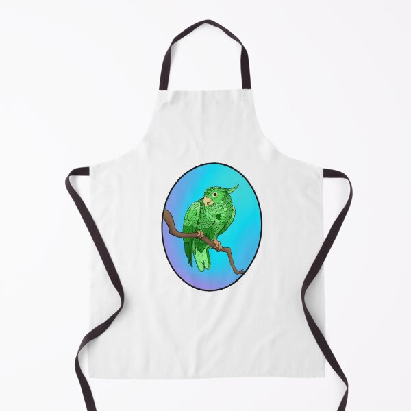 Item preview, Poop on your enemies 2- Mischievous Green Parrot in gradient background designed and sold by Midnightviera.