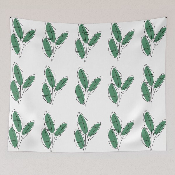 Item preview, Minimalstyle leaf print designed and sold by MidnightArts1.
