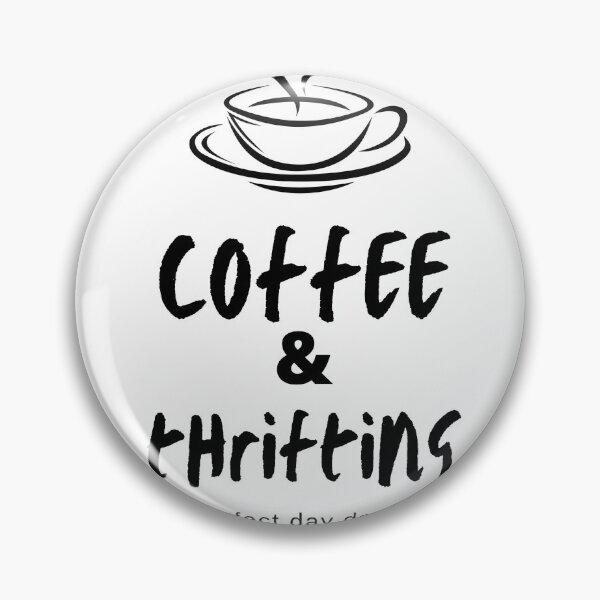 Item preview, Thrifters coffee & thrifting t shirt, hat, mug, reseller, flippers, goodwill, used clothing, vintage finds merch designed and sold by Paintingladycat.