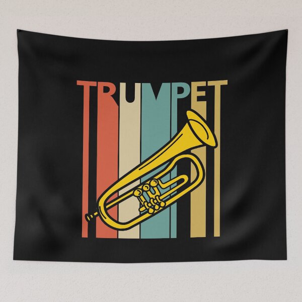 Item preview, Vintage Trumpet player gift designed and sold by paulveri.